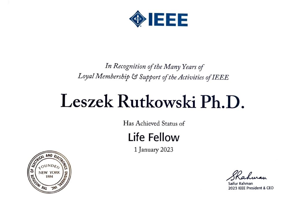 Prof. Rutkowski Fellow